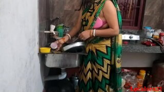 Desi Girlfriend With Boyfriend Fucked Pussy And Ass In Kitchen