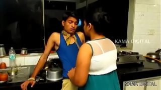 indian big boob aunty in short film.