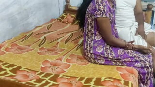 Indian Telugu Beautiful House Maid Comes at Night for Fucked By Lover
