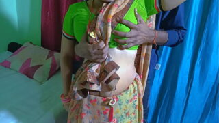 Indian Telugu maid fucking pussy with boobs sucked by owner Video