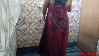 Indian Village Hot Wife Hard Sex In A Bathroom